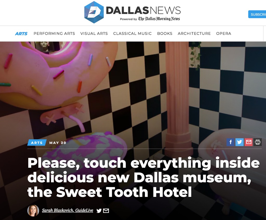 Please, touch everything inside delicious new Dallas museum, the Sweet Tooth Hotel