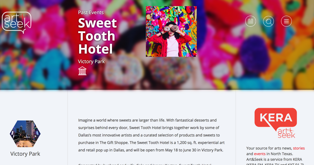 Art & Seek: Sweet Tooth Hotel