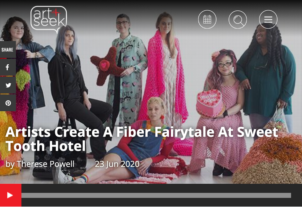 Art&Seek: Artists Create A Fiber Fairytale At Sweet Tooth Hotel