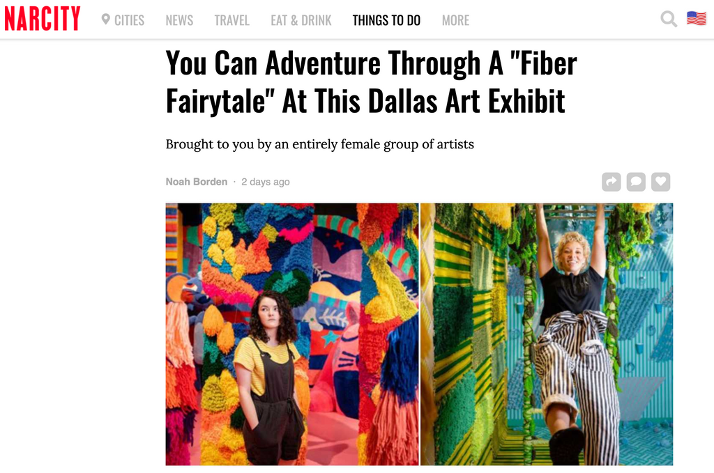 Narcity: You Can Adventure Through A "Fiber Fairytale" At This Dallas Art Exhibit