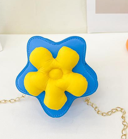 CLOSEOUT! Mini Pop Star Crossbody: Blue/Yellow